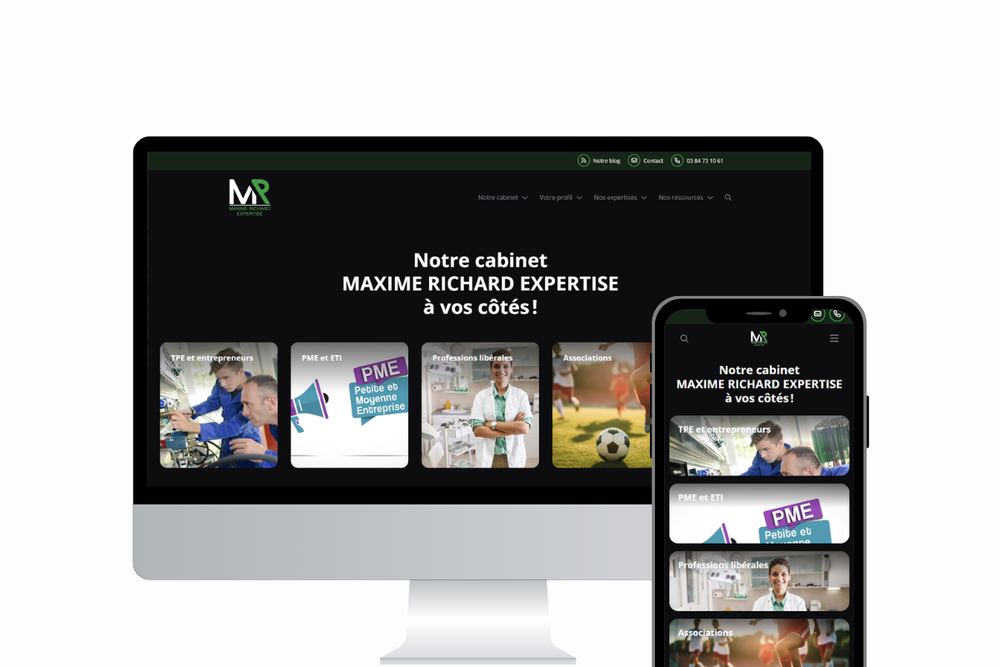 Nouveau site Maxime Richard Expertise